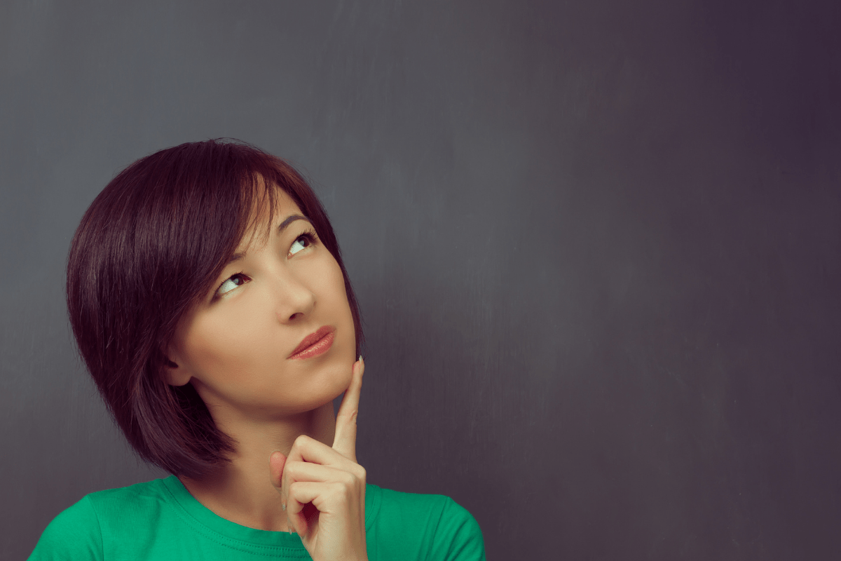 woman thinking
